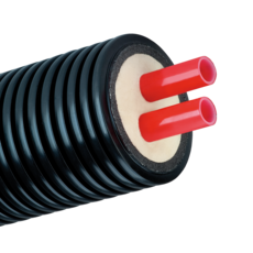 Изолированная труба AustroPUR double